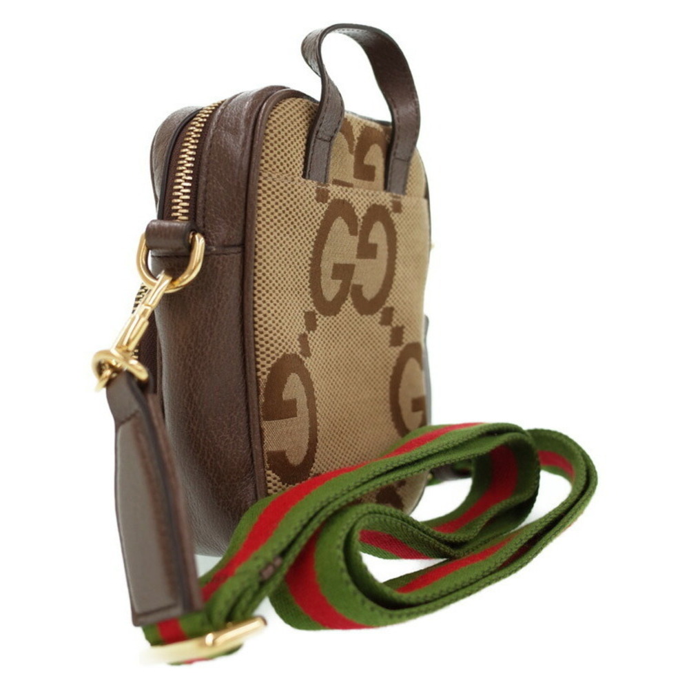 Gucci Crossbody GG Brown Jumbo Bag Shoulder